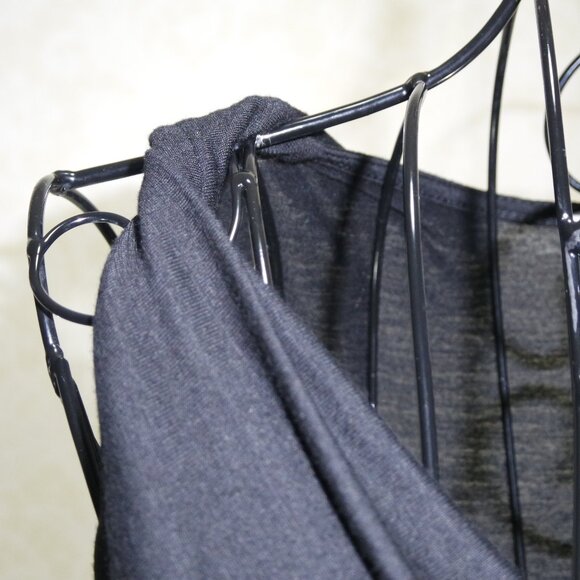 H&M Vintage Black Sleeveless Twist Shoulder Accent - Picture 5 of 14